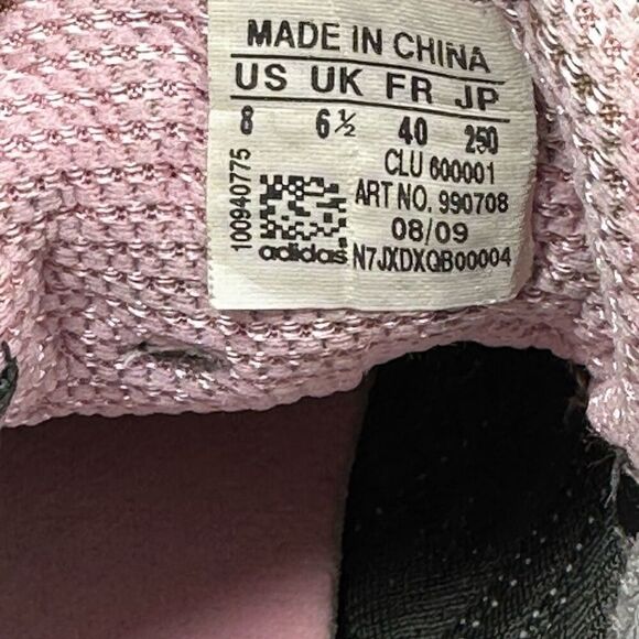 Adidas AdiPrene~Women's~Athletic Gray/ Pink Run Walk Hike Shoes~Size 8 - Picture 8 of 8